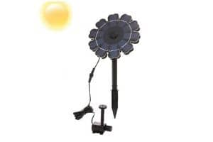 Decdeal 2.5w Solar Powered Sprinkler Fountain Pump for Bird Bath