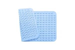 LifeKrafts Vinyl Anti-Slip with Suction Cup Bath Mat with Accu Pebble