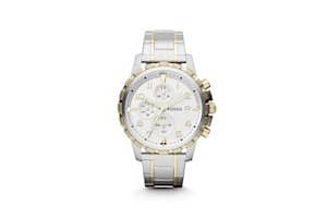 Fossil Analog White Dial Men's Watch