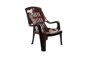 Furniture Dealz Plastic Arm Rest Chair