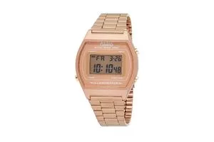 Casio Vintage Series Digital Rose Gold Dial Womens Watch