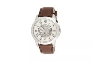 Fossil Grant Analog Off-White Dial Mens Watch