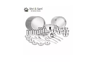 Shri & Sam Stainless Steel Dinner Set 70- Pieces