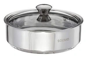 Amazon Brand - Solimo Stainless Steel Insulated Solid Roti Server