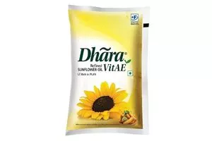 Dhara Refined Sunflower Oil Pouch