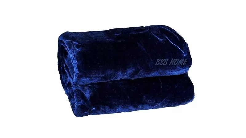 BSB HOME Super Soft Luxury Embossed Pattern Warm and Cozy Korean Blanket 